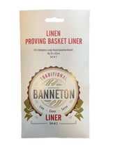 Load image into Gallery viewer, Banneton Linen Proving Basket Liner 2/ST