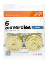 Load image into Gallery viewer, Le Parfait 6/PK Familia Wiss Screw Lid