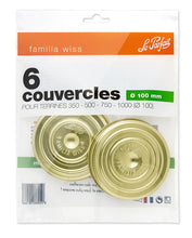 Load image into Gallery viewer, Le Parfait 6/PK Familia Wiss Screw Lid