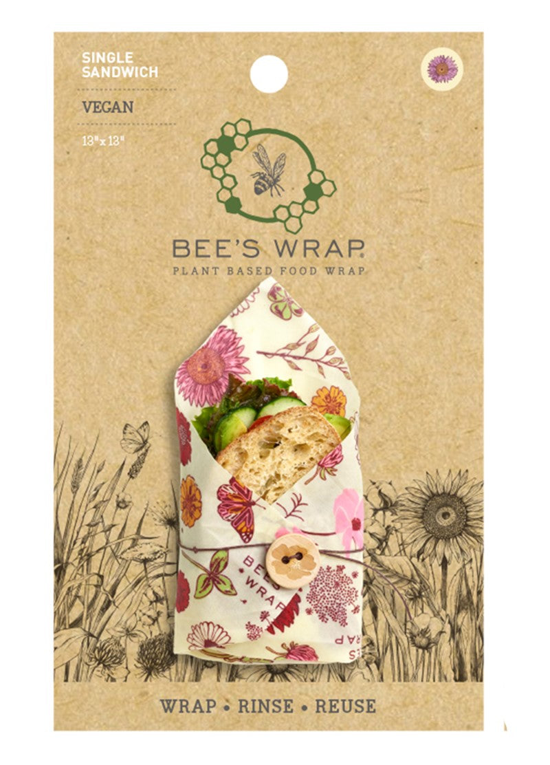 Bee's Wraps MEADOW MAGIC Sandwich Wrap