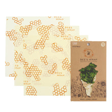 Load image into Gallery viewer, Bee&#39;s Wraps BEE-HIVE Wrap Set 3/ST
