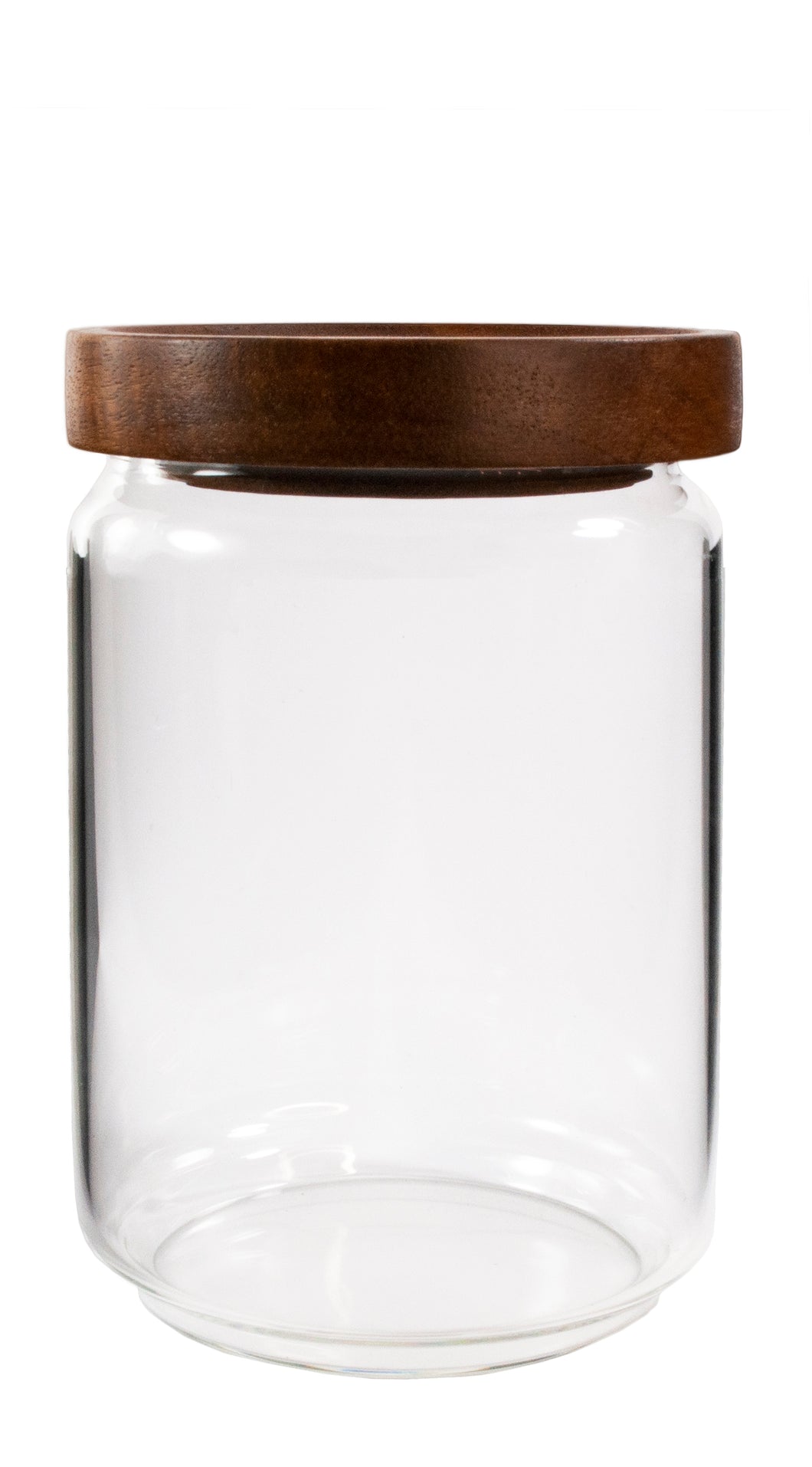 Kitchen basics Beveled Canister with Wood Lid