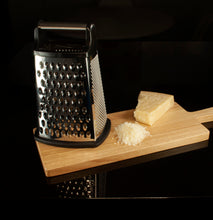 Load image into Gallery viewer, KITCHEN BASICS Box Grater Stainless Steel/Black
