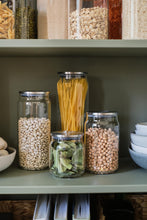 Load image into Gallery viewer, Kitchen basics Beveled Canister With Stainless Steel Lid
