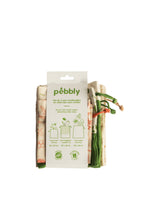 Load image into Gallery viewer, PEBBLY ORGANIC Food Bag Set of 3 Assorted Cotton
