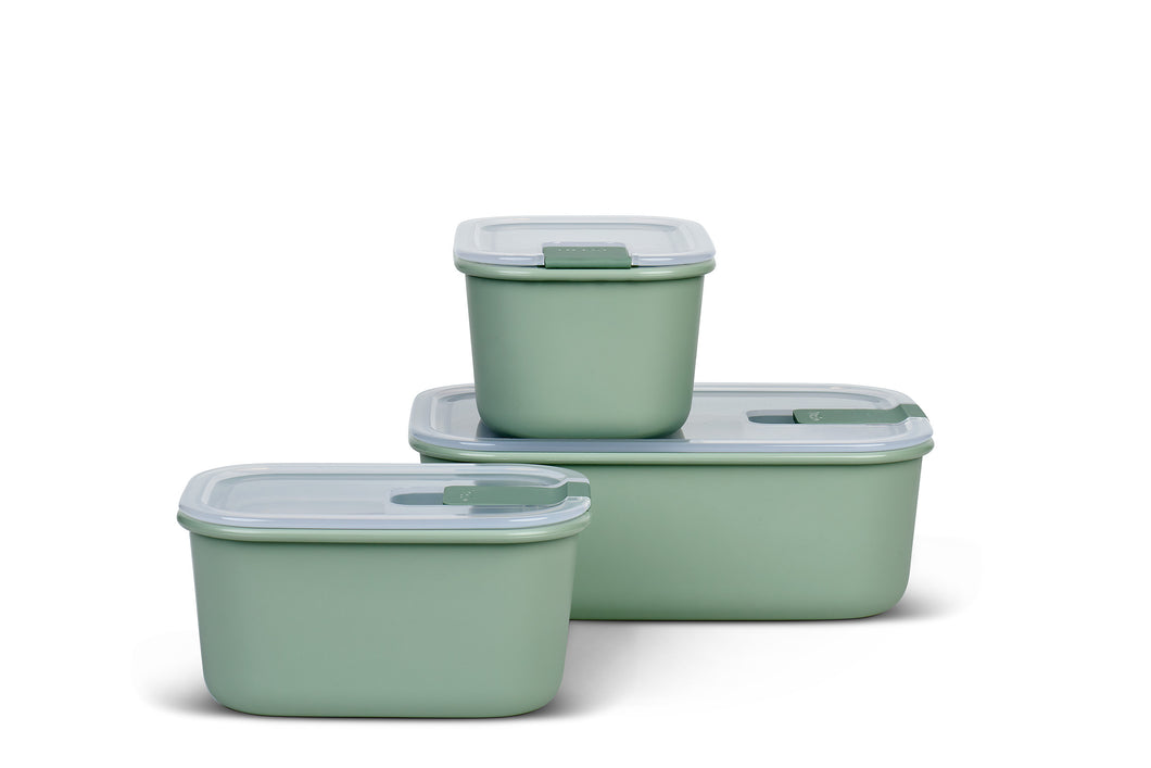 Mepal EasyClip 3Pc. Rectangular Box Set