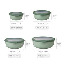 Load image into Gallery viewer, Mepal Cirqula 4Pc. Round Shallow Multi Bowl Set
