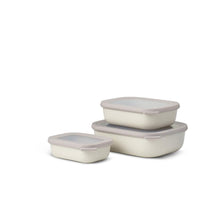 Load image into Gallery viewer, Mepal Cirqula 3Pc. Rectangular Shallow Multi Bowl Set
