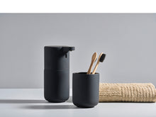 Load image into Gallery viewer, ZONE UME Tooth Brush Mug Black
