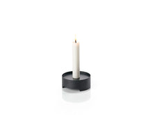 Load image into Gallery viewer, Zone SINGLES Candlestick Holder Black
